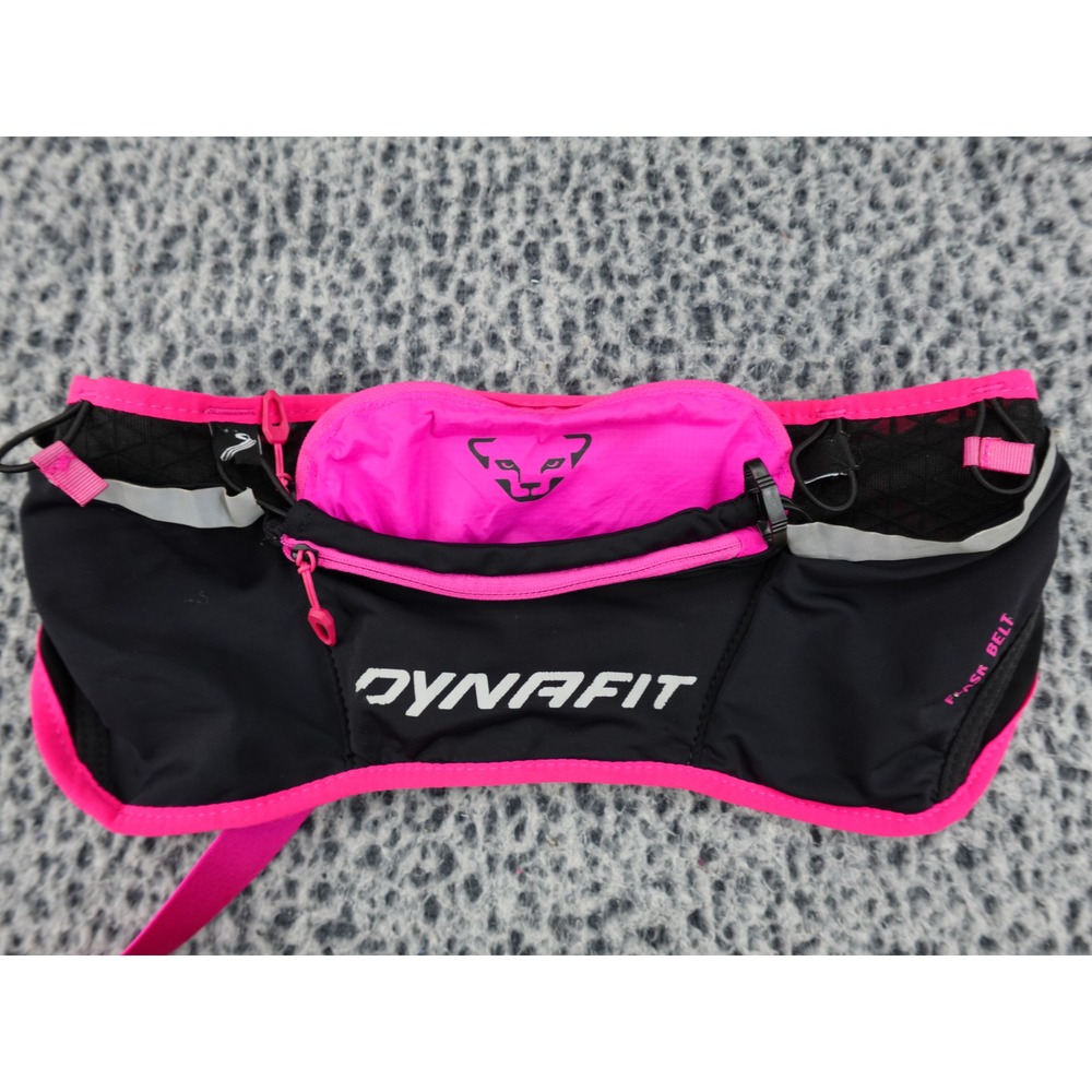 Dynafit Flask Belt Running Waist Pack Pink Black Womens OS Excellent Lightweight